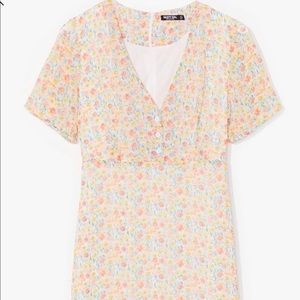 Nasty Gal Floral Midi Dress
